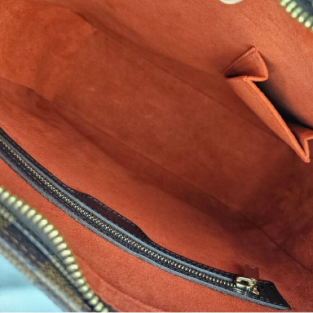 🌟 SPECIAL EDITION 🌟 LOOPING GM DAMIER EBENE LOUIS VUITTON FRENCH BAG - Picture 5 of 12